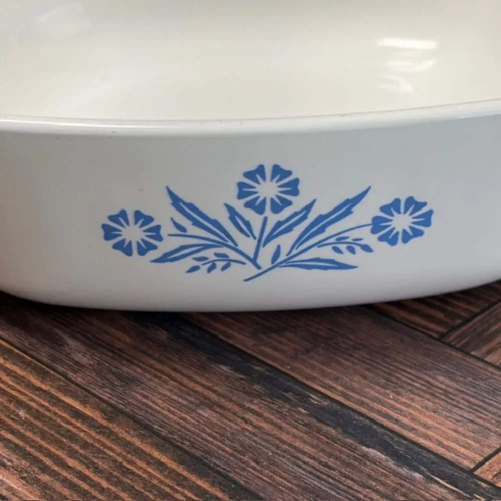 Vintage CorningWare Cornflower Blue 1 Qt Casserole Dish P-1-B 1966–1969